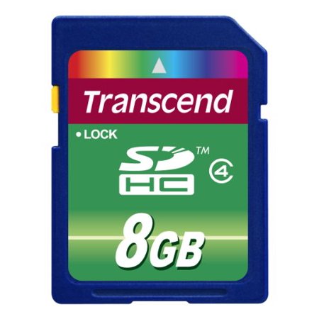 Transcend 8GB SDHC Class 4 Flash Card