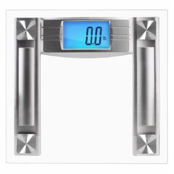 SlimSmart® Digital Bathroom Scale - Extra Large Lighted Digital Display Scale - 400lb/225kg Capacity - Track Diet & Weight -Activates Automatically With Smart Step-On Technology
