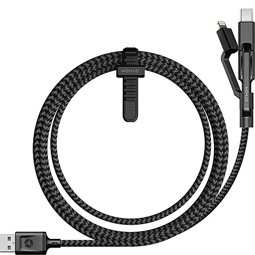 Nomad Ultra Rugged Universal Cable Micro USB/USB Type-C/Lightning