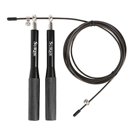 MURHEEN Speed Jump Rope Workout For Men Women Weighted Crossfit Adjustable Cable Steel Ball Bearings Cross Fitness Training Skipping Rope Boxing