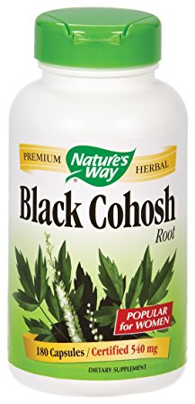 Nature's Way - Black Cohosh Root, 540 mg, 180 capsules
