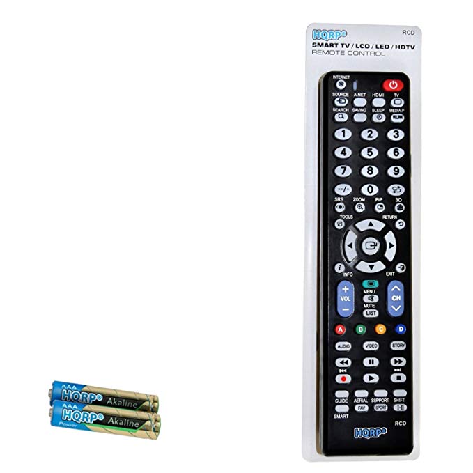 HQRP Remote Control for Samsung HP-T4264 HP-T5034 HP-T5044 HP-T5054 HP-T5064 LN19A451C1D LCD LED HD Smart TV   HQRP Coaster
