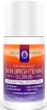 Vitamin C 20 Face Scrub - Hyaluronic Acid Niacinamide CoQ10 and More - Natural and Organic Skin Brightening Facial Exfoliator and Cleanser - Reduces Wrinkles Fine Lines and Spots - InstaNatural - 17 OZ