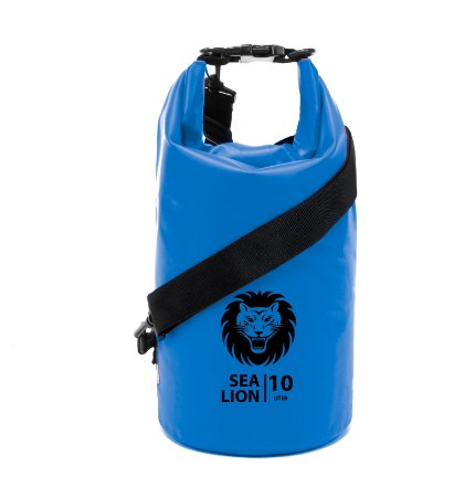 Adventure Lion Dry Bag with Shoulder Strap (Blue)