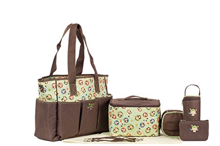 SOHO Curious Monkey 6 in 1 Deluxe Diaper BagLimited time offer