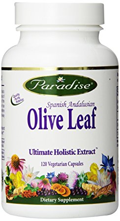 Paradise Herbs Olive Leaf Vegetarian Capsules, 120 Count