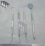 Dental Tartar Calculus Plaque Remover Tooth Scraper Dental Mirror and Scaler Set