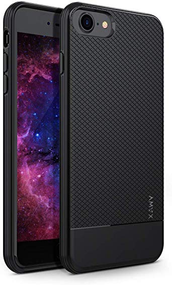 TOBOS Xawy iPhone 6 Case, iPhone 6s Case, Slim Fit Shell Hard Soft Feeling Full Protective Anti-Scratch&Fingerprint Cover Case Compatible with iPhone 6/6s (Black)