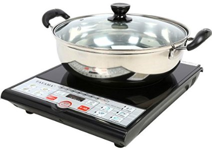 Tayama SM15-16A3 Induction Cooker with Cooking Pot Black