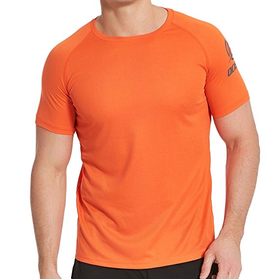 OCIESS Men's Quick-Drying Athletic Short Sleeve T-shirt