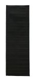 Ritz Accent Rug with Latex Backing 20-Inch by 60-Inch Runner Black