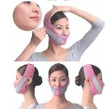 Anti Wrinkle Half Face Slimming Cheek Mask Lift V Face Line Slim up Belt Strap Pink