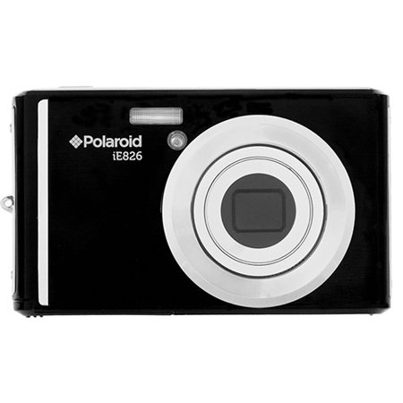 Polaroid IE826-BLACK 18.0 Megapixel Digital Camera - 8x Optical/4x Digital - 2.4-inch LCD Display – Black