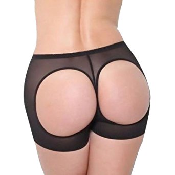 Ekouaer Womens Butt Lifter Enhancer Girdle Boyshort Panties with Open Hip