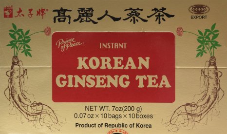 Prince Of Peace Instant Korean Panax Ginseng Tea - 100 Count