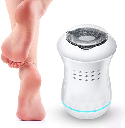 Electric Foot File,Liaboe Foot Files for Hard Skin,USB Rechargeable Charging&IPX7 Hard Skin Remover Foot,Automatic Vacuum Pedicure Hard Skin Remover,Electric Foot File with 2 Speeds