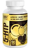 Just Potent Pharmaceutical Grade 5-HTP  400mg Per Serving Highest Dosage Available  90 Vegetable Capsules  Potent Formulation for Weight Loss Appetite Suppression and Better Mood