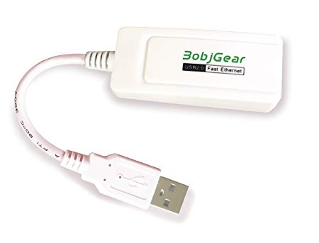 BobjGear USB to RJ45 Compact Fast Ethernet Adapter for Android Tablets, Chromebooks, UltraBooks, Windows, Linux, Mac, Chrome OS, Android TV Sticks; BobjGear 1 Year Limited Warranty, Model 1 (USB-A)