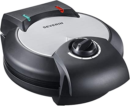 Severin 107847 Waffle Maker, Brushed Stainless Steel