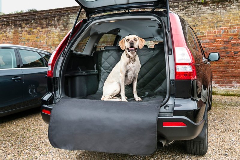 Quilted Luxury Waterproof Cargo Liner For Dogs Fits 4X4s SUVs and Estate Cars Tear Resistant Protective Rubber Backed Car Boot Cover for Pets by Bishopstone Pets