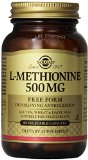 Solgar L-Methionine Vegetable Capsules 500 mg 90 Count