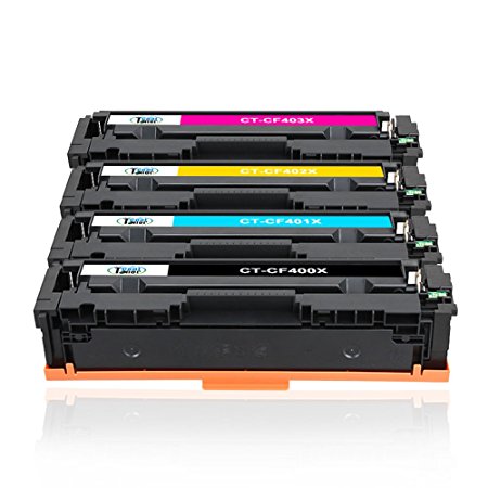 Cool Toner Cartridge Set Compatible for The Color LaserJet Pro MFP M277DW M252DW Toner 201X Pack BCYM High Yield 201X CF400X CF401X CF402X CF403X Replacement Magenta Black Cyan Yellow Printer Ink