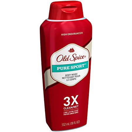 Old Spice High Endurance Body Wash, Pure Sport, 18 fl oz (532 ml)