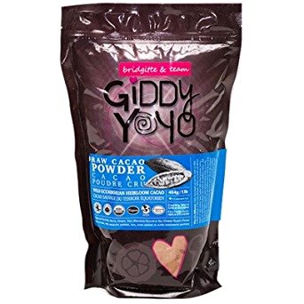 Giddy Yoyo Organic Raw Cacao Powder, 454g (1lb)