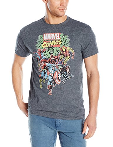 Marvel Men's Avengers Vintage T-Shirt