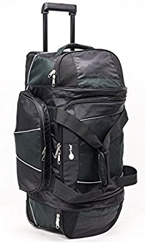 Portal 28" Wheeled Duffle Travel Roller Bag   Backpack Hybrid