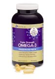 Triple Strength OMEGA-3 by InnovixLabs Concentrated Fish Oil 900 mg Omega-3 per Pill Enteric Coated Odorless and Burp-Free 200 Capsules
