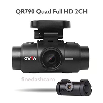 Qvia QR790 Dash Camera (16GB), QHD   FHD 2CH, Wi-Fi, GPS & ADAS with Sony STRVIS (IMX326) Sensor
