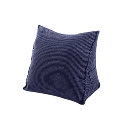 Halovie Triangle Pillow Back Wedge Cushion 40*20*36CM Sofa Bed Office Chair Rest Cushion Back Support Throw Pillow