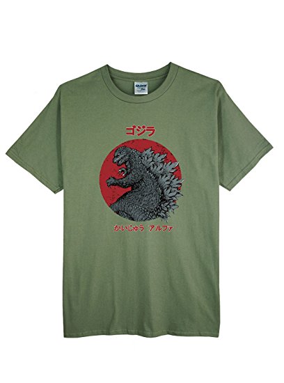 TeesRoom Men's Dinosaur Monster Short Sleeve T-shirt Graphic Tees