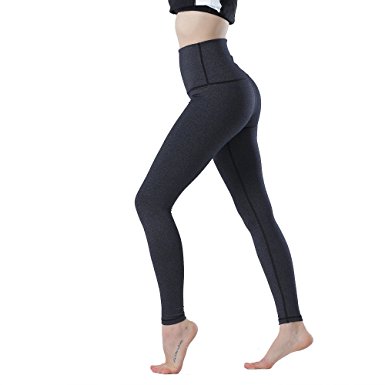 Women's Yoga Pants - 5" Extra High Waist Power Flex Spandex Workout Gym Leggings S-XL