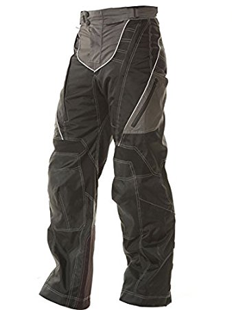 Xelement B4402 Mens Black Advanced Level-3 Tri-Tex Fabric Motorcycle Pants - 36