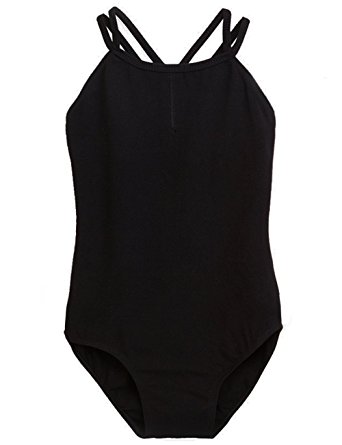 Mdnmd Girl's Double Strap Camisole Leotard