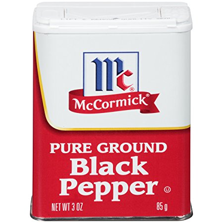 McCormick Ground Black Pepper, 3 oz