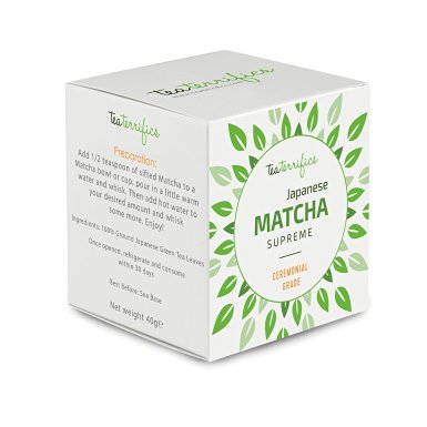 Matcha Green Tea Powder 40g - High Grade Japanese Ceremonial Grade - All Natural And Vegan