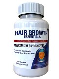 Hair Growth Essentials 1 Rated Hair Loss Supplement for Women and Men - Advanced Hair Regrowth Treatment With 29 Powerful Hair Growth Vitamins and Nutrients for Rapid Growth - 30 Day Supply