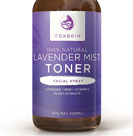 BEST Natural Facial Toner - 100 All-Natural Lavender Mist Face Toner - Restore Skins Natural Balance - GUARANTEED to Refresh Skin For a Radiant and Healthy Complexion - Complete Beauty Regimen - Delicate and Perfect for Sensitive Skin - All Skin Types - Men and Women - Backed by Amazing Guarantee