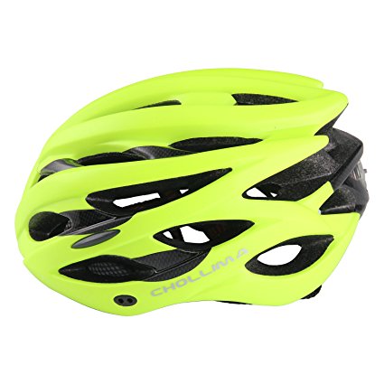 Chollima Adult Cycling Bike Helmet w/ Rear Tail Light Detachable Visor