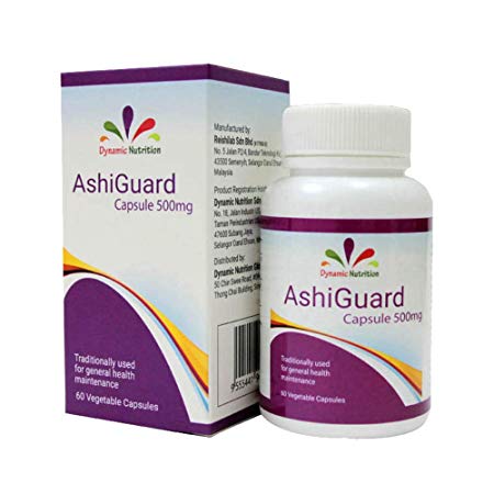 AshiGuard Ashitaba Capsule 500mg 60caps (Standardized to 8% Chalcone)