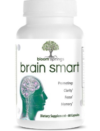 All Natural Brain Booster Supplement To Improve Mental Performance - Ginkgo Biloba Vinpocetine St Johns Wort DMAE and Bacopa - Supports Focus Memory Mood and Mind Clarity - The 1 Nootropic Stack