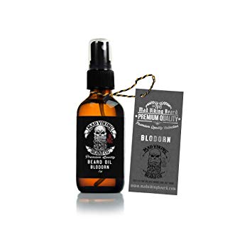 Mad Viking Beard Co. - Premium Beard Oil All-Natural Oils For Beard Health and Style - 2oz (Blodorn)