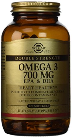 Solgar Double Strength Omega-3 700 mg Softgels 120 Count