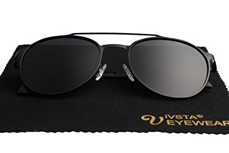 IVSTA Sports Aviator Sunglasses Polarized 100% UV400 Protection for Men Women Driving Running Fishing Cycling