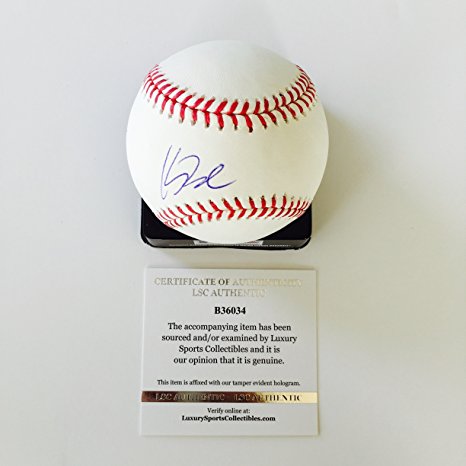 Cubs Kris Bryant signed Official MLB Baseball LSC Authentic COA