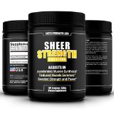 Creatine Monohydrate by Sheer Strength Labs - 510g - Build Muscle Mass and Strength Reduce Soreness and Recovery Time and Improve Anaerobic Endurance With The 1 Most Trusted Supplement Ever