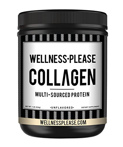 WellnessPlease is a Multi-Collagen Protein Powder – Our hydrolyzed Collagen Powder is a peptide Blend of Cage-Free Chicken, Grass-Fed Bovine, Wild Caught Fish, Eggshell & Two Types of Bone Broth